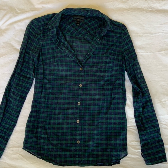 J Crew Flannel Shirt - Picture 1 of 3